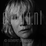 14-06-2004 Monique van de Ven at studio in Amsterdam on behalf of Schreeuwen project.

[keywords]Black and White Image, Headshot[/keywords]